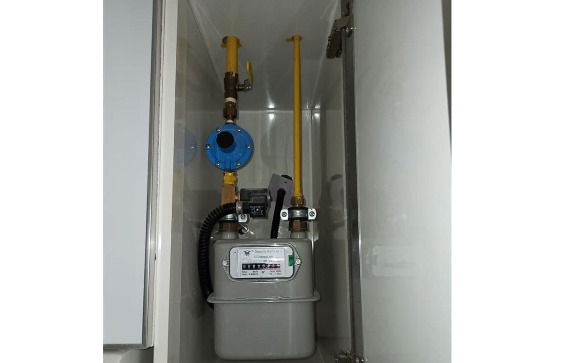 Meter & regulator cabinet